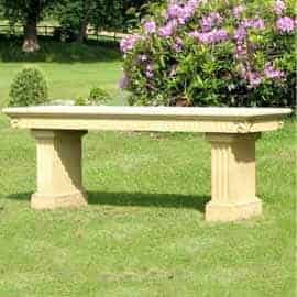 benches acanthus cast stone