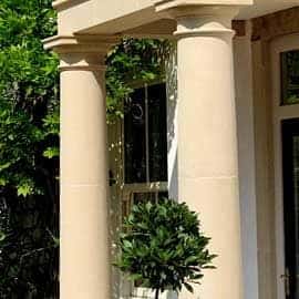 columns pillars acanthus cast stone