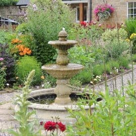 fountain pool surrounds acanthus cast stone