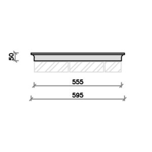 FB25-flat top-flush-base-acanthus-cast-stone