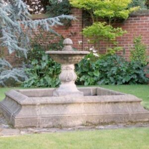 FT42-Medium-Single-Bowl-Fountain-Acanthus-Cast-Stone