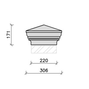 PC1011-Apex-Pier-Cap-with-flush-base-acanthus-cast-stone