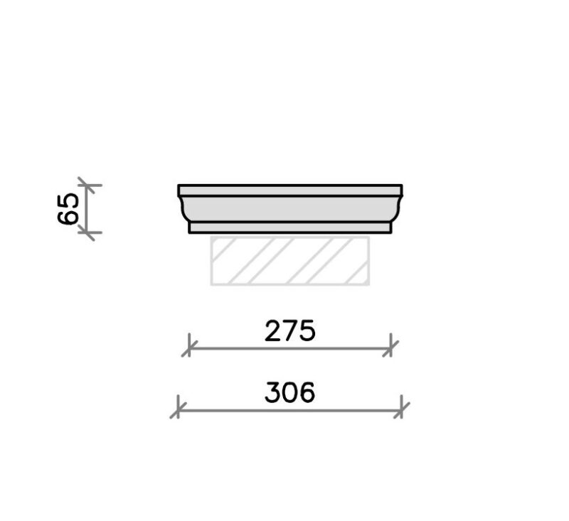 PC1012-flat-top-Pier-Cap-acanthus-cast-stone