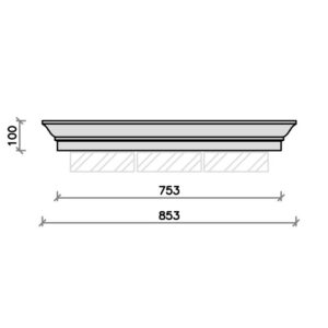 PC3024-3-brick-pier-cap