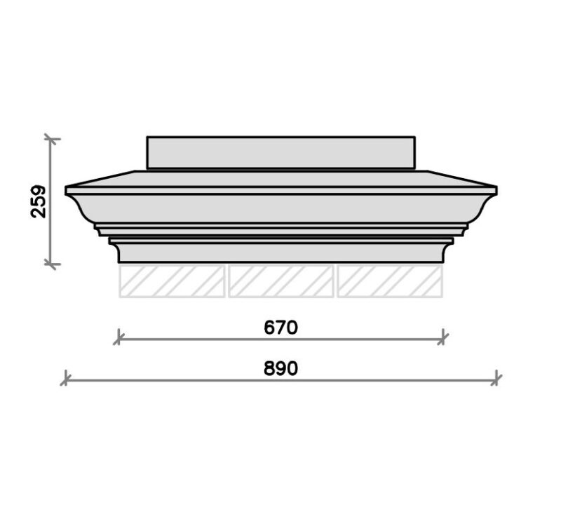 PC3033-apex-pier-cap-with-pier-block-and-flush-base-acanthus-cast-stone