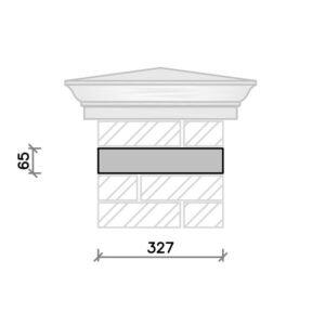 SC15PS-String-course-acanthus-cast-stone