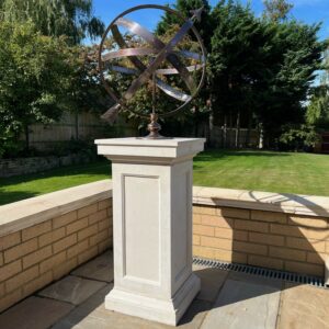 SD110-Sundial-Plinth-Portland-Acanthus-Cast-Stone