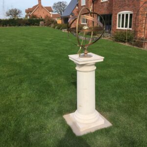 SD280-Sundial-Plinth-Acanthus-Cast-Stone