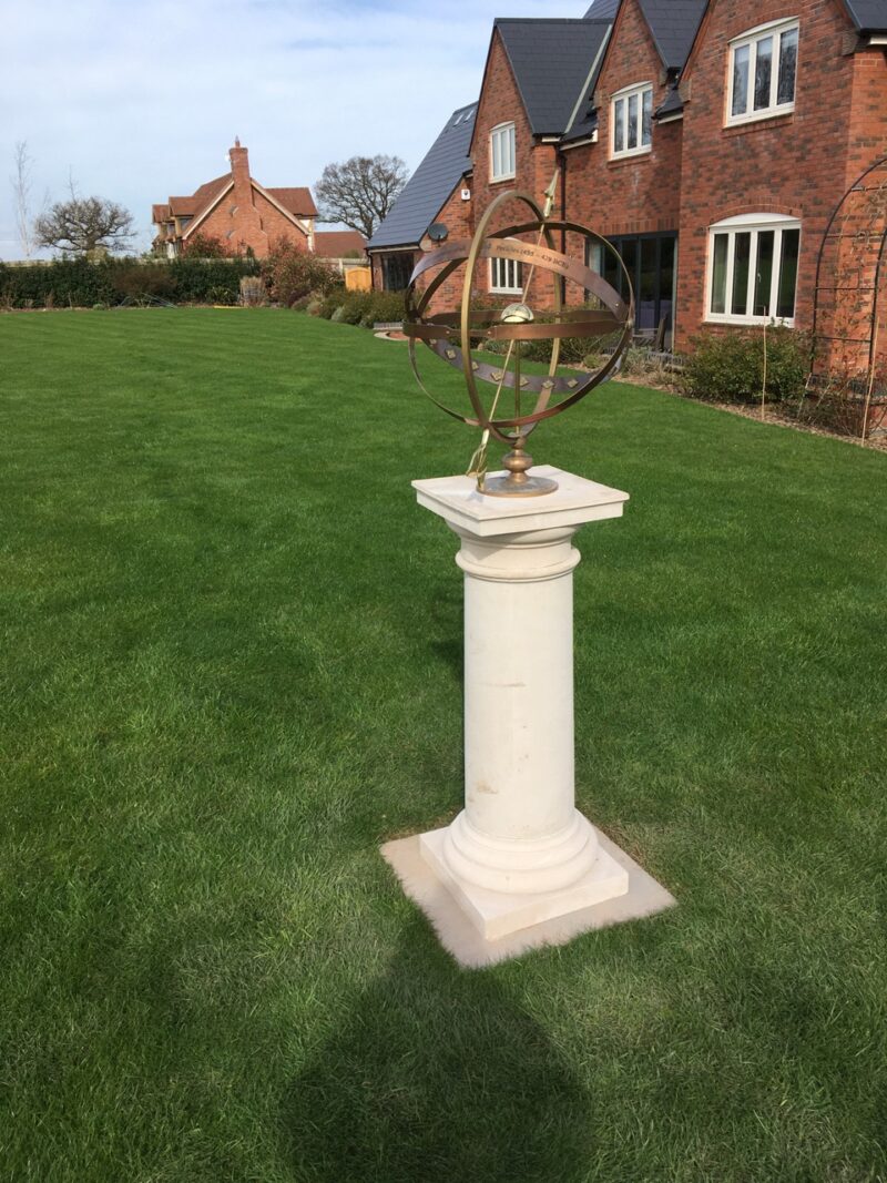 SD280-Sundial-Plinth-Acanthus-Cast-Stone