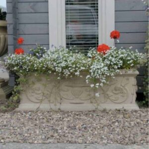 TR300-Florentine-cast-stone-Trough-acanthus-cast-stone