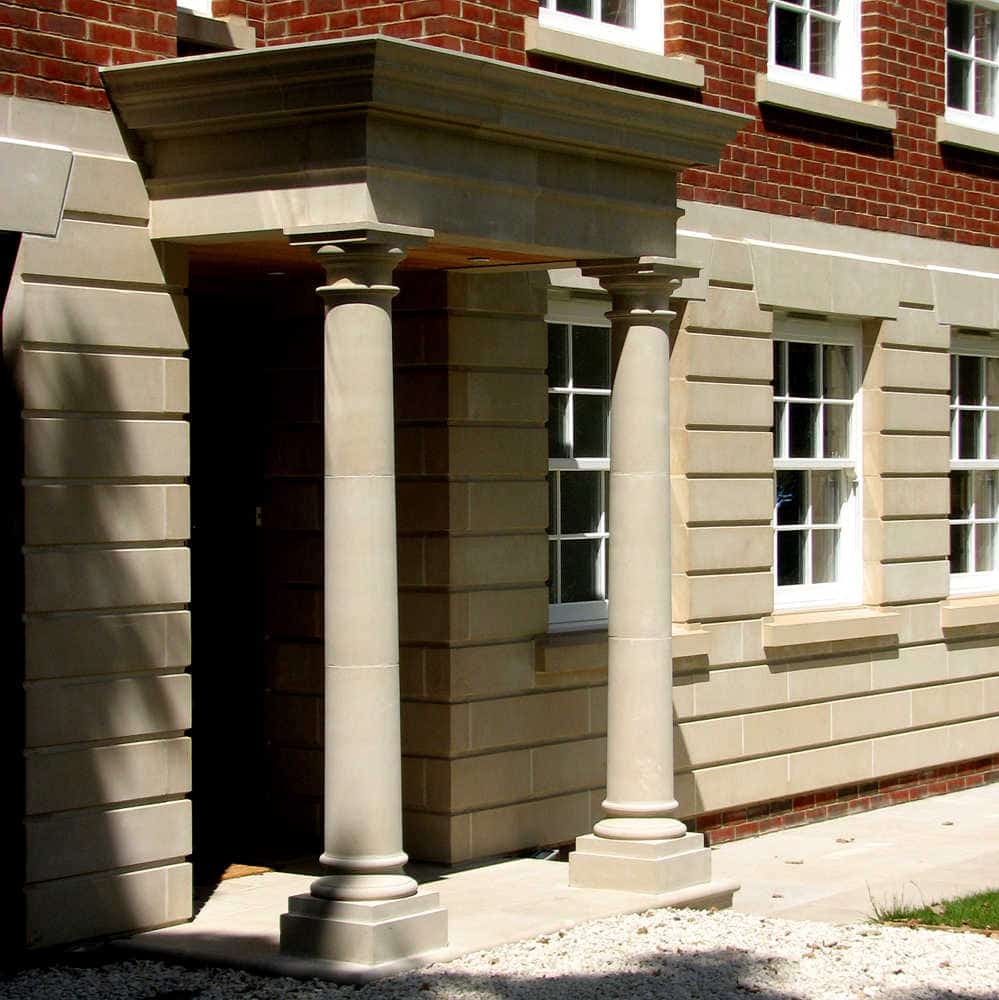 Upgrade your property with a Cast Stone Portico | Acanthus Cast Stone
