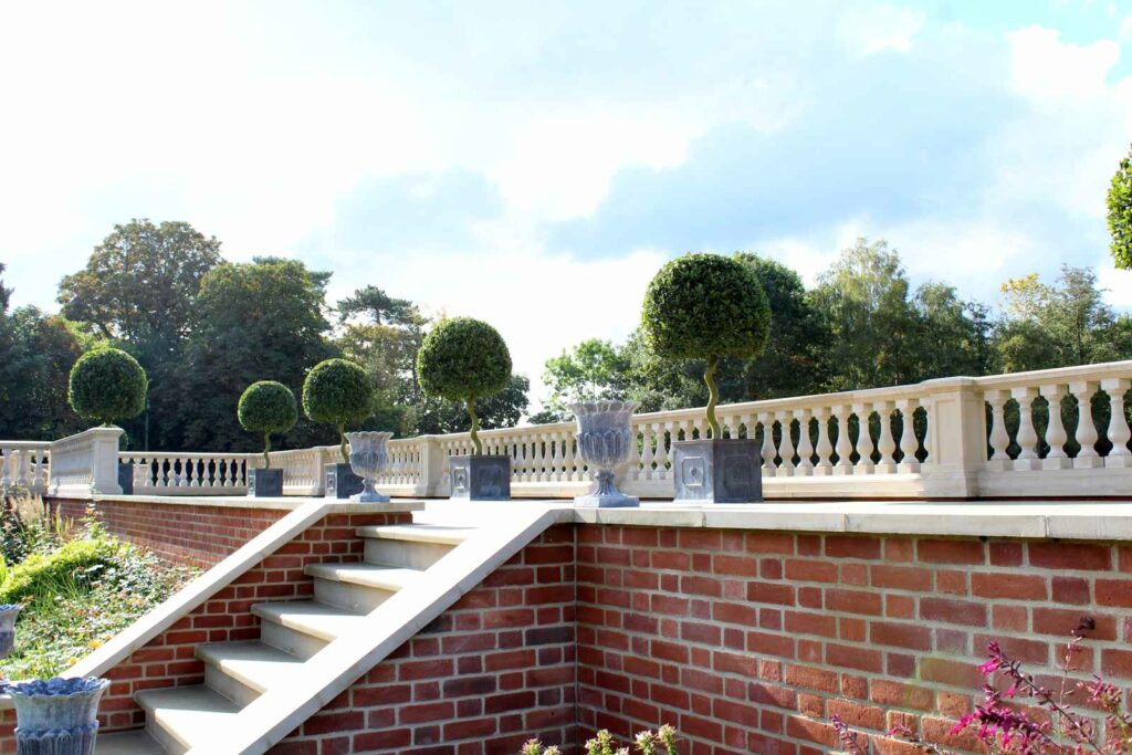 What are cast stone steps used for?
