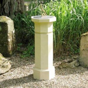 sd60-gothic-sundial-plinth-Acanthus-Cast-Stone