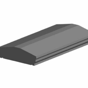 CS14C Straight Cast Stone Coping Stone 3D