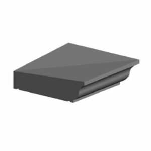 CS15-90X Corner Cast Stone Coping Stone 3D
