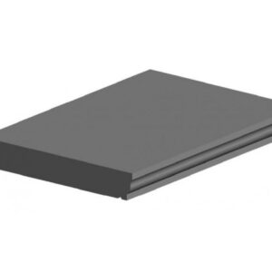 CS34B Straight Cast Stone Coping Stone 3D