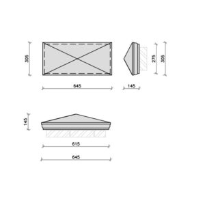 PC2510-rectangular-moulded-apex-pier-cap-acanthus-cast-stone