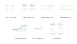our range of coping stones 