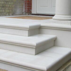 Contemporary Portico cast stone Steps