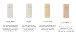 cast stone colours 