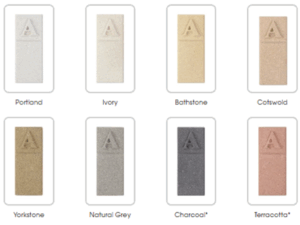 Acanthus cast stone colour options 