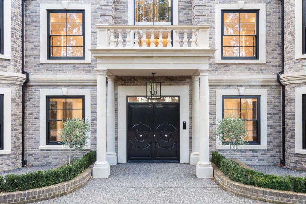 New build project transformed by cast stone window surrounds